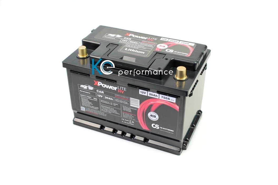 Lithium Motorsport Batterie 12V / 20Ah BMS -600A(EN) Peak 240 x 175 x 189mm  