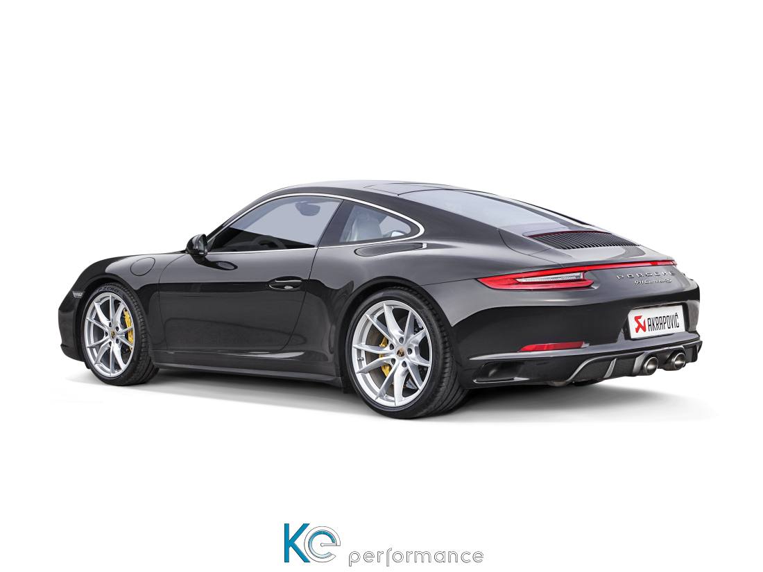 Akrapovic-Sportauspuff Porsche 911 Carrera /S/4/4S/GTS (991.2) 2016 Slip-On  Line (Titanium) - for OE non sport exhaust 